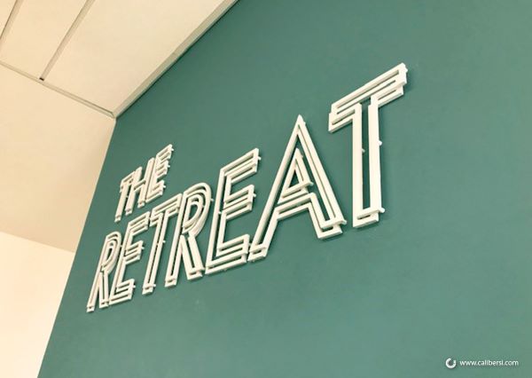 3D Letter Lobby Sign - The ReTreat