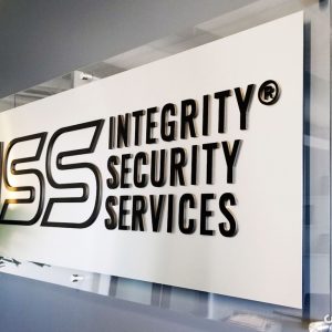 3d Letters on Acrylic Panel - ISS