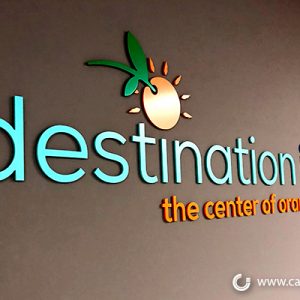 Lobby Logo Dimensioanl Signage - destinationirvine