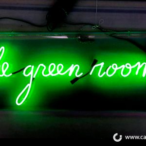Custom Neon Sign The Green Room Staples Lobby Signs Irvine