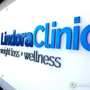 Lindora Clinic Acrylic Panel