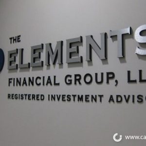 caliber signs irvine office signs 26 elements financial group